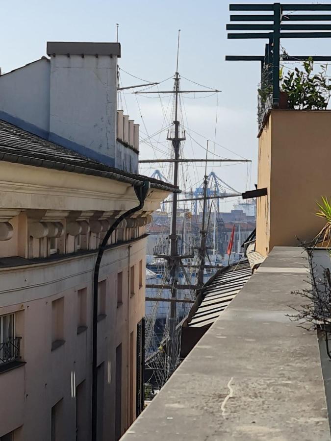 Doge Cambiaso- Davanti All'Acquario - Grande Terrazza Privata - Palazzo Nobiliare Storico Génova Exterior foto